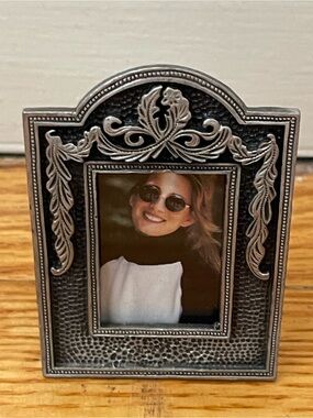 Classic Ornate Pewter Photo Frame